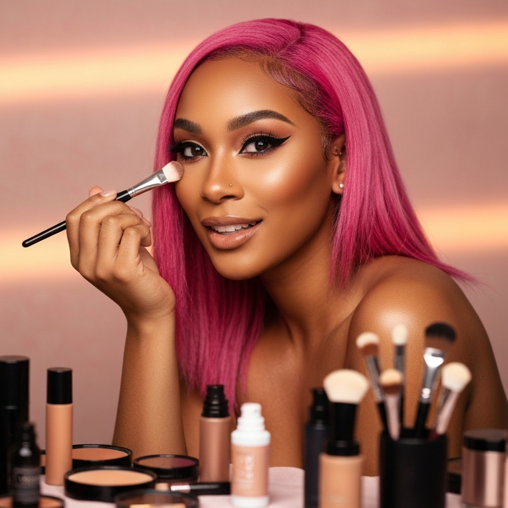 Beauty creator portrait