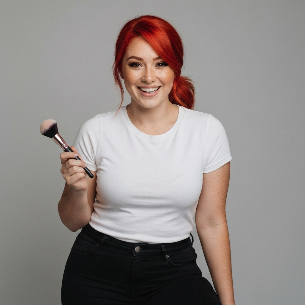 Beauty creator portrait